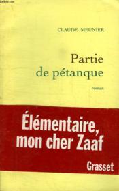 Partie de petanque - Couverture - Format classique
