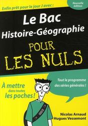 Bac Histoire Geographie Pour Les Nuls