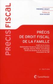 Précis de droit fiscal de la famille - Couverture - Format classique