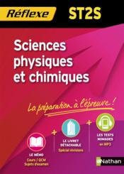 Mémos réflexes T.82 ; sciences physiques et chimiques ; ST2S - Couverture - Format classique