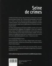 Seine de crimes - 4ème de couverture - Format classique