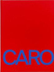Anthony Caro - Couverture - Format classique