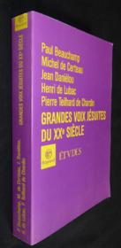 Grandes Voix Jesuites Au Xxeme Siecle - Couverture - Format classique