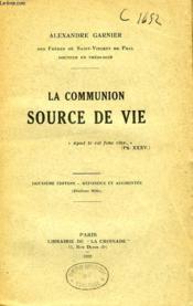 La Communion Source De Vie - Couverture - Format classique