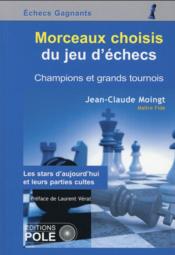 Morceaux choisis du jeu d'échecs - Couverture - Format classique