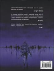 Le tueur : Intégrale vol.1 : t.1 à t.3 - 4ème de couverture - Format classique
