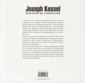 Joseph Kessel - 4ème de couverture - Format classique