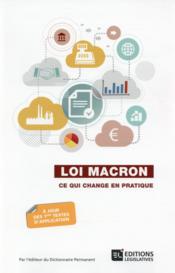 Loi Macron  - Stefano Danna - Marie-Laure Hillion-Lecuyer - Catherine Cadic 
