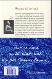 Repose-toi sur moi - 4ème de couverture - Format classique
