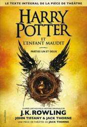Harry Potter et l'enfant maudit ; parties I et II - Couverture - Format classique