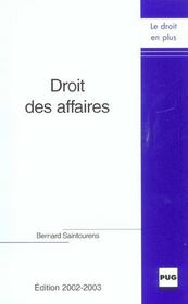 Droit des affaires 2eme edition - Intérieur - Format classique