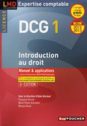 Vente  DCG 1 ; introduction au droit (6e édition)  - Maryse Ravat - FranÇoise Roubaix - Marie-Paule Schneider 