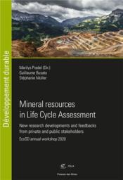 Mineral resources in life cycle assessment : new research developments and feedbacks from private and public stakeholders ; EcoS  - Guillaume Busato - Marilys Pradel - Stéphanie Muller 