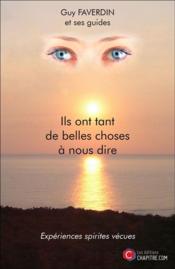 Ils ont tant de belles choses à nous dire - Couverture - Format classique