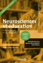 Neurosciences et éducation : pour apprendre et accompagner - Couverture - Format classique