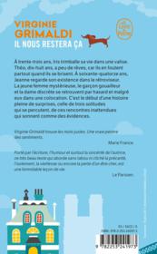 Il nous restera ça - 4ème de couverture - Format classique