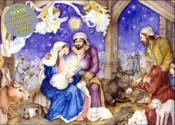 Calendrier de l'avent petit Jésus est né - Couverture - Format classique