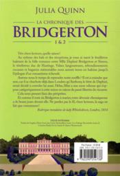 La chronique des Bridgerton ; Intégrale vol.1 ; t.1 et t.2 - 4ème de couverture - Format classique