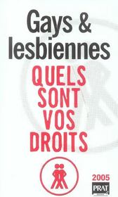 Gays et lesbiennes, quels sont vos droits ? 2005 (édition 2005) - Intérieur - Format classique