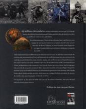 Larousse de la Grande Guerre - 4ème de couverture - Format classique