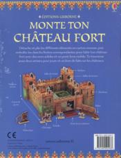 Monte ton château fort - 4ème de couverture - Format classique
