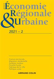Vente  Revue d'économie régionale et urbaine N.2021-2 ; varia  