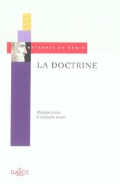 La doctrine (1re édition) - Intérieur - Format classique
