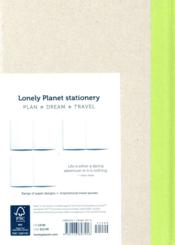 Lonely planet large notebook ; bamboo (édition 2016) - 4ème de couverture - Format classique