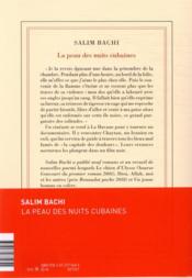La peau des nuits cubaines - Salim Bachi