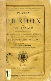 Phedon, Ou De L'Ame - Couverture - Format classique