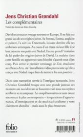 Les complémentaires - 4ème de couverture - Format classique