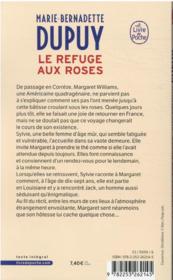 Le refuge aux roses - 4ème de couverture - Format classique