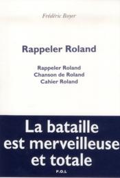 Rappeler Roland - Couverture - Format classique