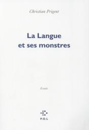 La langue et ses monstres - Couverture - Format classique