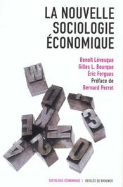 Nouvelle sociologie economique - Intérieur - Format classique