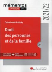 Droit des personnes et de la famille (édition 2021/2022) - Couverture - Format classique