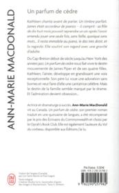 Un parfum de cèdre - Ann-Marie MacDonald