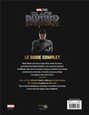 Black Panther ; le guide complet - 4ème de couverture - Format classique
