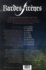 Bardes et sirènes ; anthologie des imaginales - 4ème de couverture - Format classique
