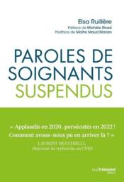 Paroles de soignants suspendus - Couverture - Format classique