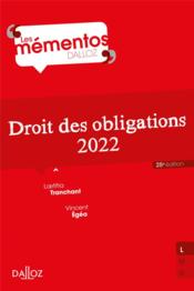 Droit des obligations (édition 2022)  