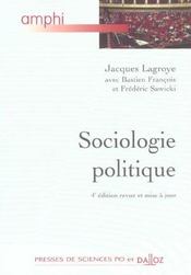 Sociologie politique - Intérieur - Format classique