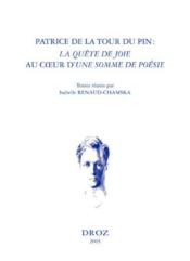 Patrice De La Tour Du Pin : 