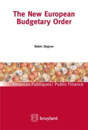 The new european budgetary order - Couverture - Format classique