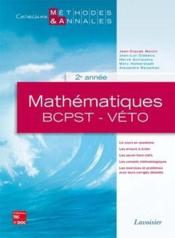 Mathématiques BCPST-véto ; 2e année  - Collectif 