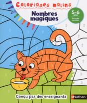 Coloriages malins : nombres magiques ; 5/6 ans - Couverture - Format classique