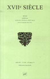 REVUE XVIIIE SIECLE N.260 ; relire Malherbe  - Revue Xviiie Siecle 