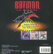 Batman ; la relève ; un nouveau héros dans la ville - 4ème de couverture - Format classique