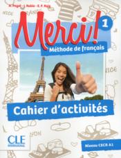 METHODE MERCI t.1 : méthode de français ; A1 ; cahier d'activités (édition 2016) - Couverture - Format classique