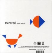 Mercredi - 4ème de couverture - Format classique